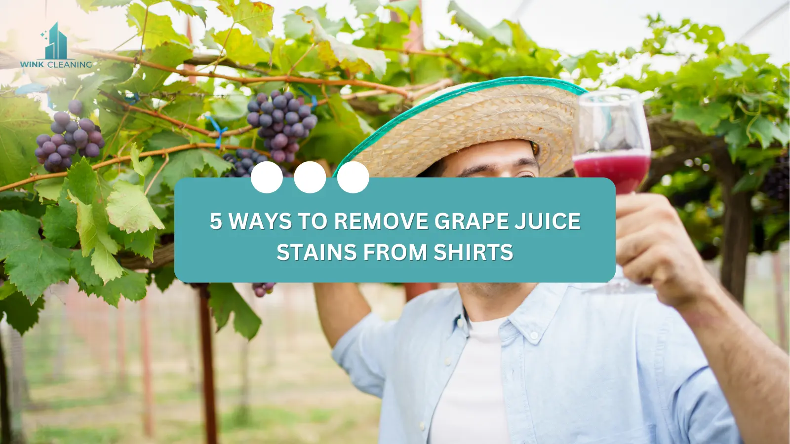 5 Ways to Remove Grape Juice Stains from Shirts - Wink Cleaning